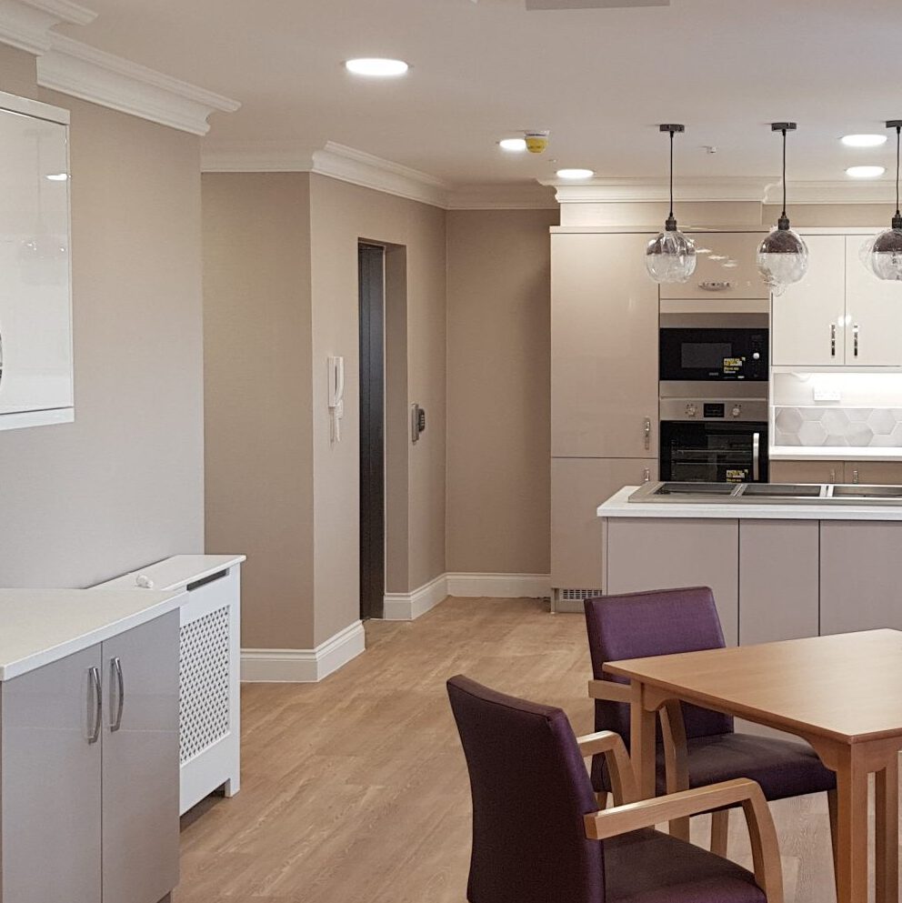 Kitchen and dining area