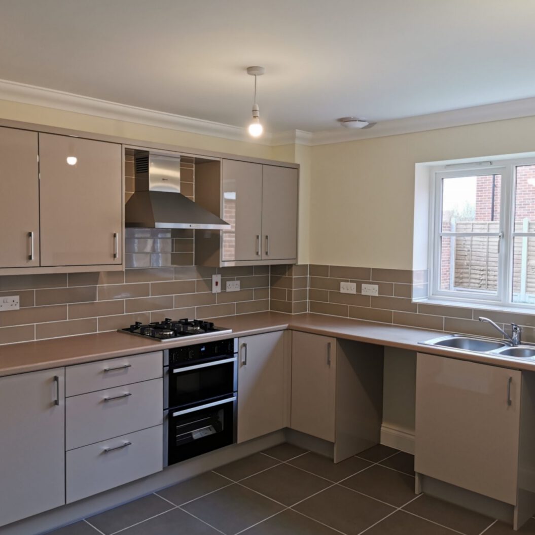 Grey modern kitchen